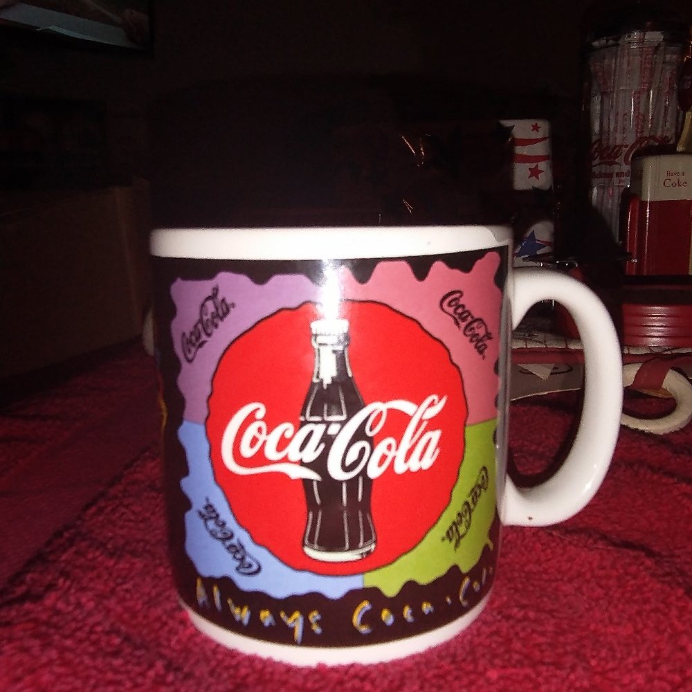 Vintage 90s Coca-Cola Mug